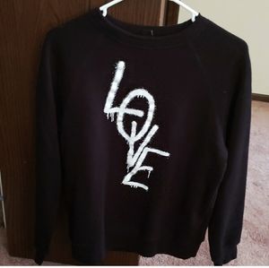 LOVE pullover crew neck
